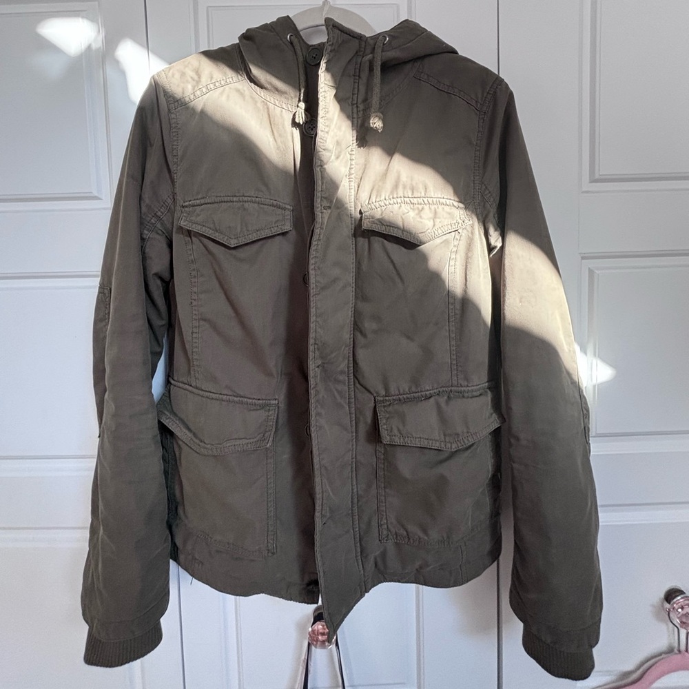 Aritzia TNA Platoon Jacket – Army Green, Size Small